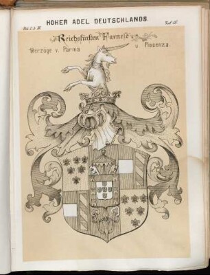 Taf. 86. Reichsfürsten Farnese Herzöge v. Parma u. Piacenza