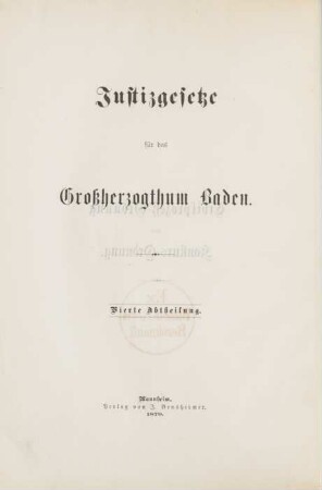 Abth. 4: Civilprozess-Ordnung und Konkurs-Ordnung für das Deutsche Reich nebst Ergänzungen