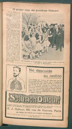 El primer viaje del presidente Poincaré