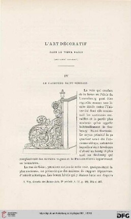 3. Pér. 5.1891: L' art décoratif dans le vieux Paris, 4