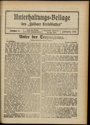 Ausgabe vom Sonntag, den 25. Februar 1917.