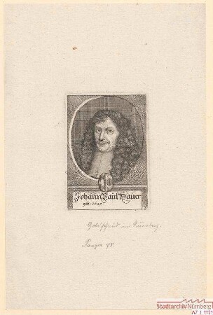 Johann Paul Hauer; geb. 1629