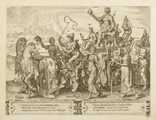 Der Triumph der Reichen, Blatt 2 aus der Folge "Der Kreislauf der Unbeständigkeit menschlicher Dinge"