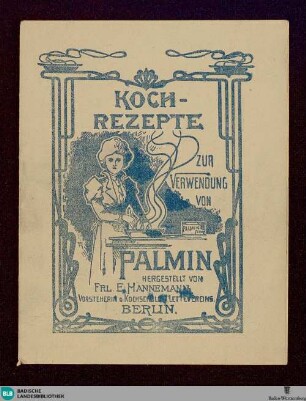 Koch-Rezepte zur Verwendung von Palmin