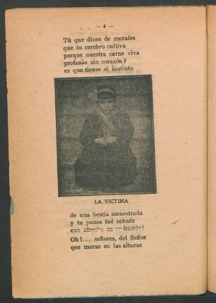 [Fotografía de] La víctima