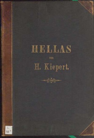 Neuer Atlas von Hellas und den hellenischen Colonien in 15 Blättern