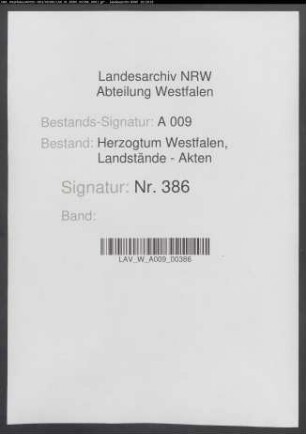 Ratifikation des Landtagsabschieds