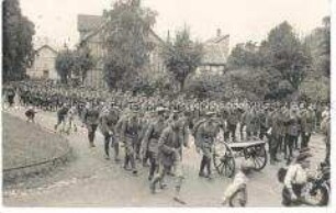 Ausmarsch von Soldaten