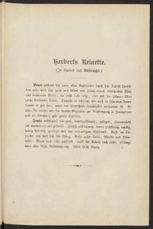 Harberts Reinette. (In Waldeck auch Stiftsapfel.)