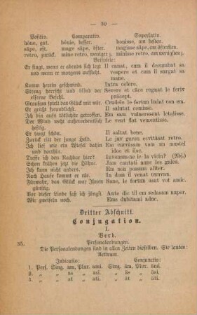 Dritter Abschnitt. Conjugation