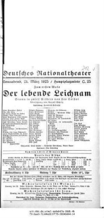 Der lebende Leichnam
