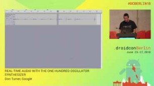 Real - time audio with the 100 oscillator synthesizer