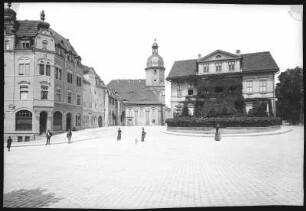 Naumburg. Wilhelmsplatz mit Otmarskirche
