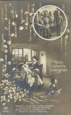 Viele herzliche Ostergrüße - Deutscher Schlachtruf [...]