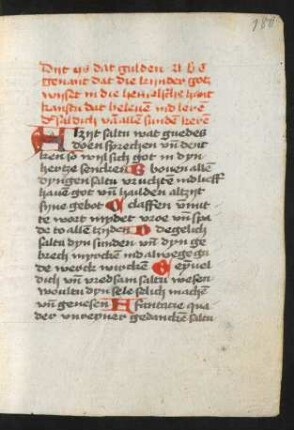 Goldenes ABC (moralisierend)