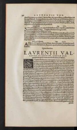 Laurentii Vallensis In Sextum Librum Elegantiarum ...