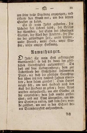 Anmuthungen.