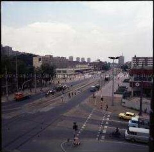 Ansicht der Karl-Marx-Straße in Frankfurt (Oder)