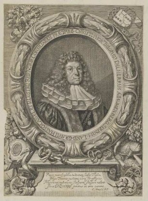 Bildnis des Christophorus Theophilus Dilherrus