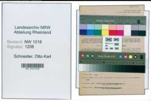 Entnazifizierung Otto Karl Schneider , geb. 26.03.1905 (Ingenieur)