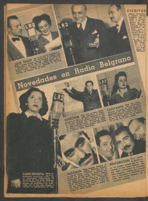 Novedades en Radio Belgrano