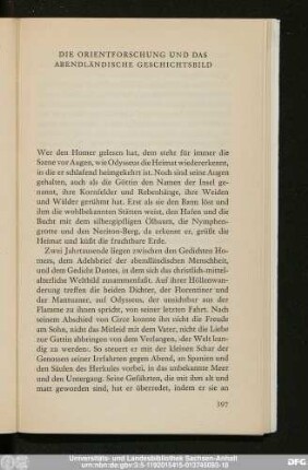 Die Orientforschung Und Das Abendländische Geschichtsbild