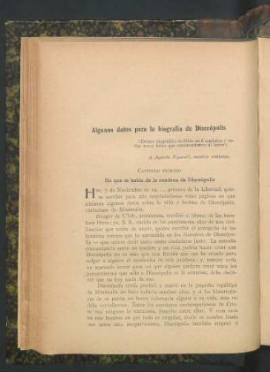 Algunos datos para la biografía de Disceópolis