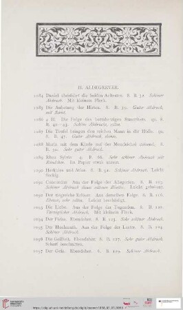 [Aldegrever-Thorwaldsen] (Nr. 1084 - 1544)