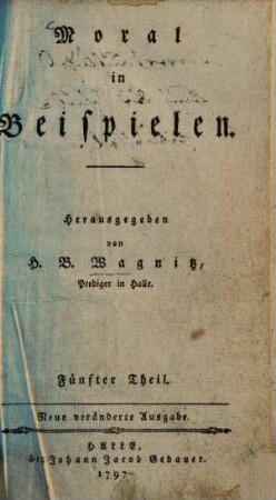 Moral in Beyspielen, 5