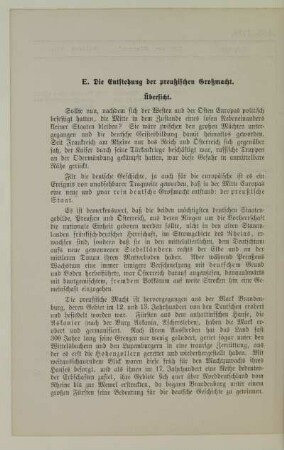 E. Entstehung der preußischen Großmacht