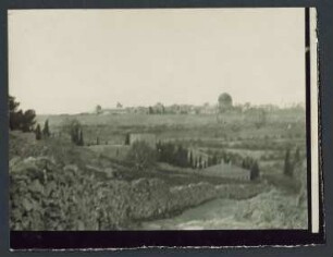 Blick auf die Mauer von Jerusalem
