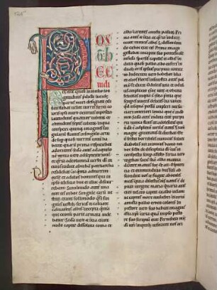 Zierinitiale und Zierschrift (Pars III, Viso tertia): P(OST HEC vidi)