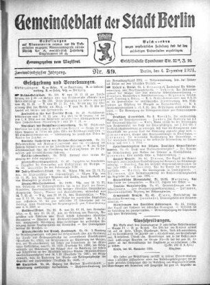 1921,49: Nr. 49, 4. Dezember 1921