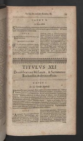 Titulus XLI.