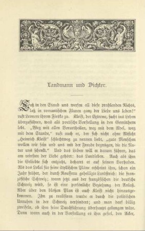 Landmann und Dichter