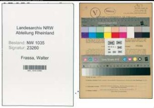 Entnazifizierung Walter Frassa , geb. 21.04.1915 (Kaufmaennischer Angestellter)