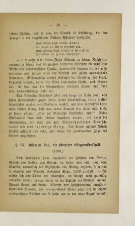 § 13. Wilhelm Tell, die Schweizer Eidgenossenschaft (1308)