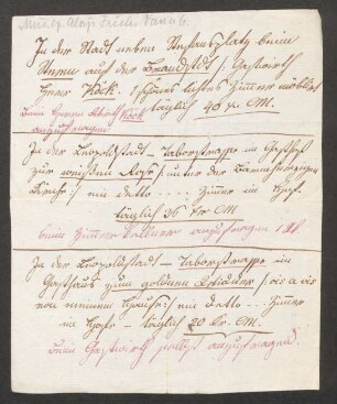 Notizzettel mit Zimmerannoncen
