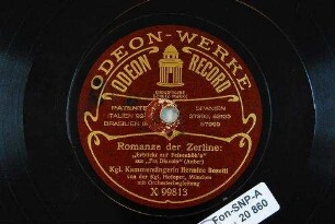 Romanze der Zerline: "Erblickt auf Felsenhöh'n"; aus "Fra Diavolo" / (Auber)