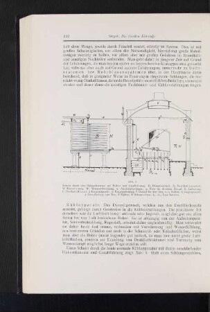 Abb. 5 Schnitt durch eine Hahnenkammer mit Kühler und Gasabführung. (...)