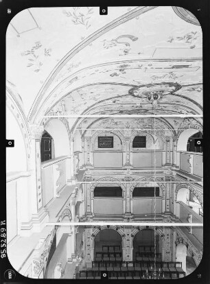 Schmalkalden. Schloß Wilhelmsburg. Schloßkirche (Weihe 1590). Inneres nach Osten