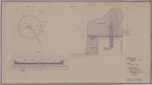 Hansjakob, Gottfried; München, Prinzregentenplatz; Prinzregentenplatz - Brunnen (Grundriss; Schnitte; Details)