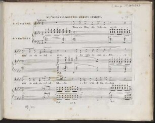 Frühlingsliebe : von Fr. Rückert ; (7 Lieder für 1 Sopran- oder Tenorstimme mit Begl. d. Pianoforte) ; Heft 2 ; op. 113