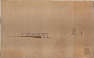 Schneider - Esleben, Paul; Nordhorn; Haus Niehues - Lageplan; Ansicht von Osten