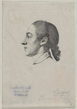 Bildnis des Heinrich Julius Baron von Lindau