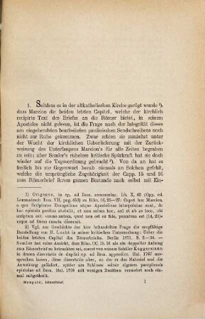 Der Römerbrief und seine geschichtlichen Voraussetzungen : neu untersucht