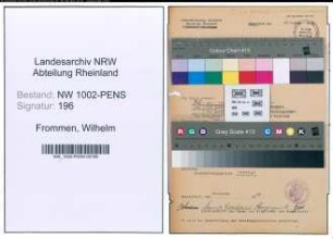 : Frommen, Wilhelm