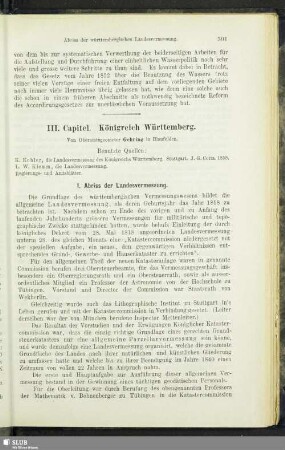 III. Capitel. Königreich Würtemberg