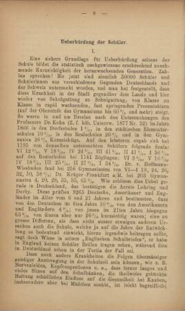 Ueberbürdung der Schüler