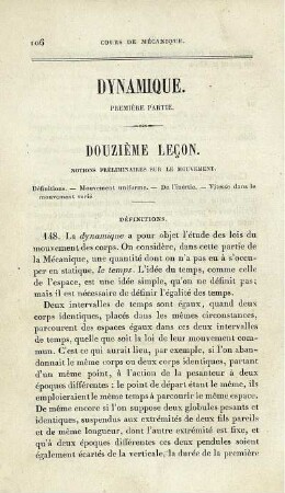 Dynamique.